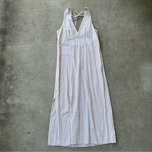 Old Navy Dress Cotton Linen Size L NWT